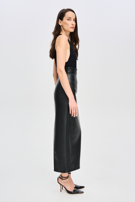 Юбка миди из экокожи FW 24/25